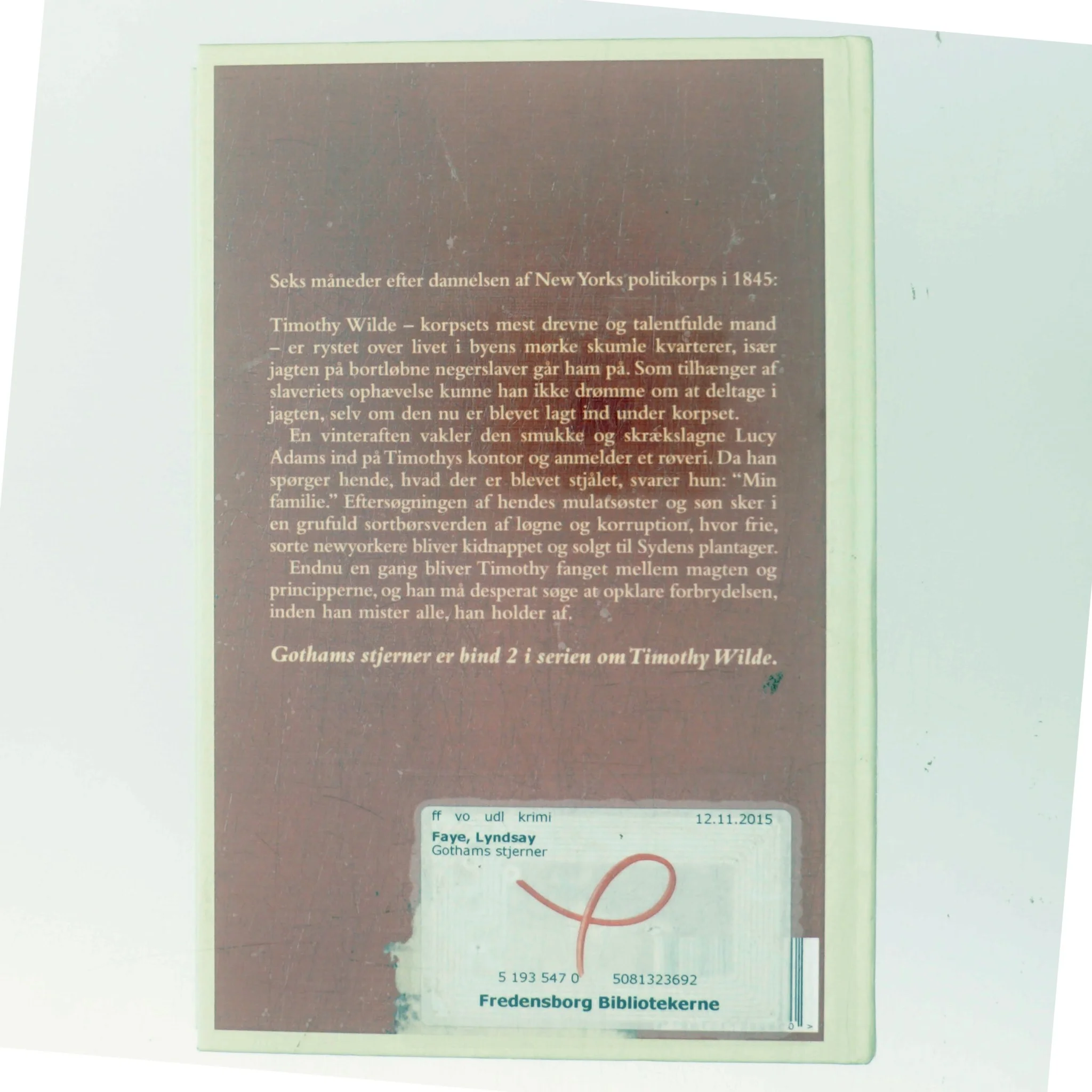 Gothams stjerner af Lyndsay Faye (Bog)