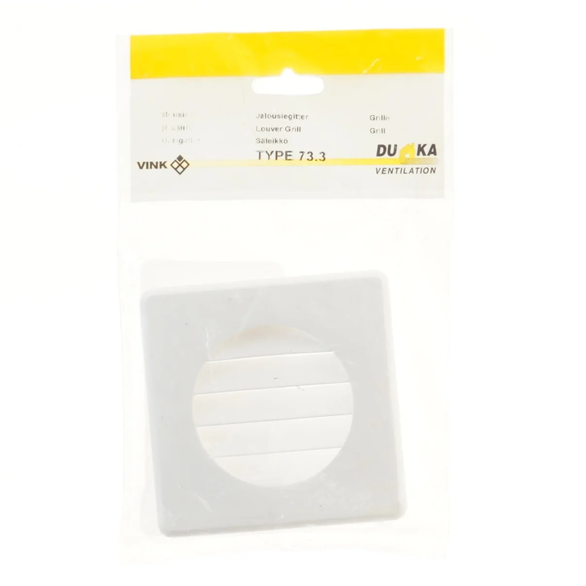Ventilationsgitter fra DUKA (str. 11x11 cm)