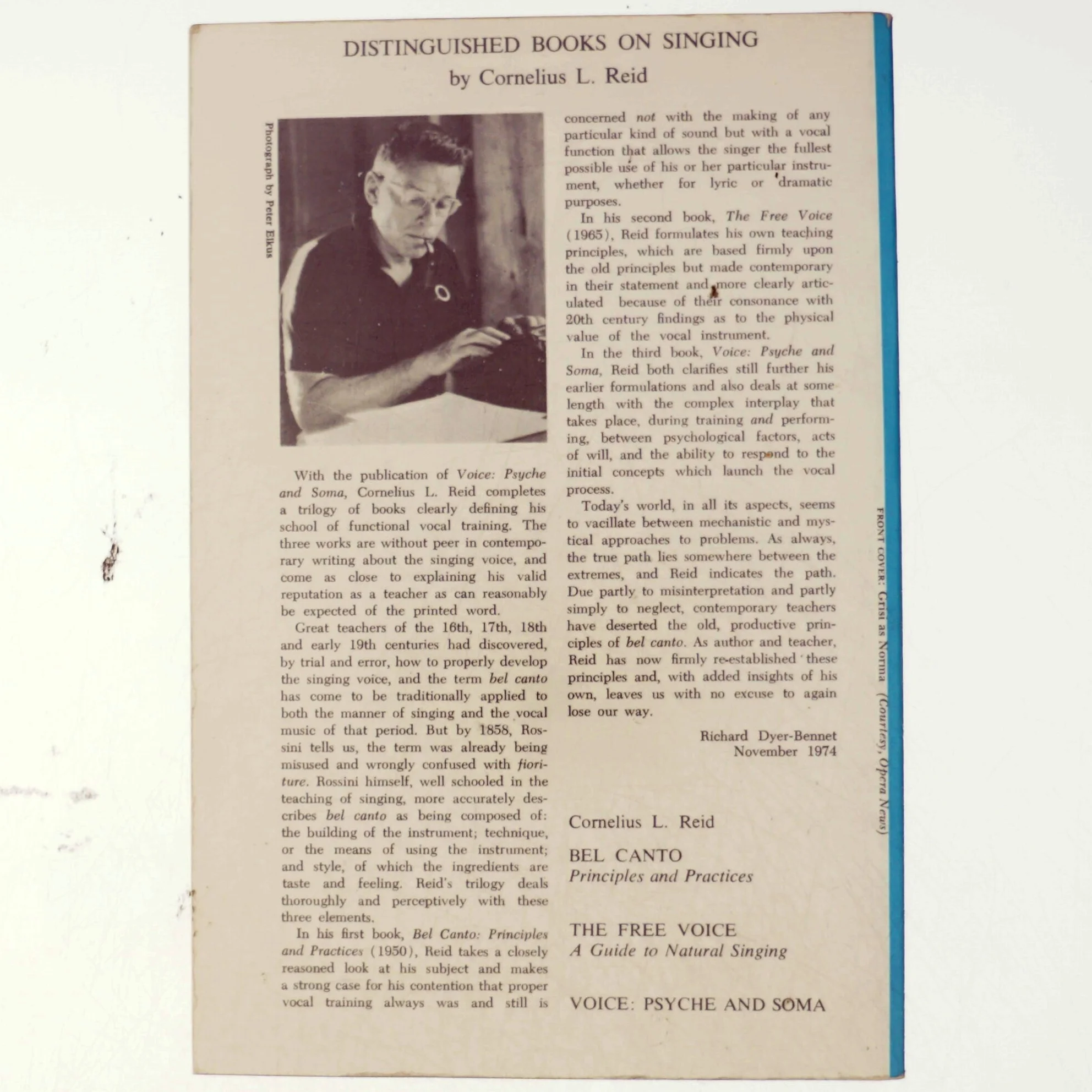 Bel Canto af Cornelius Reid