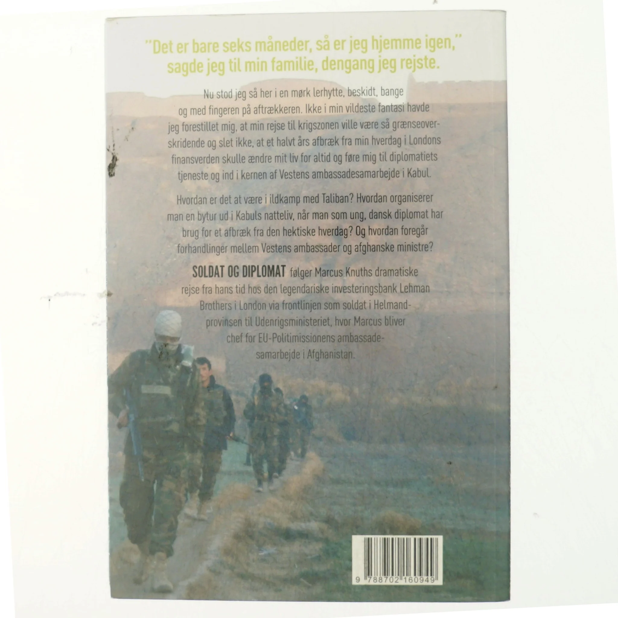 Soldat og diplomat : mine tre år i Afghanistan af Marcus Knuth (f. 1976) (Bog)