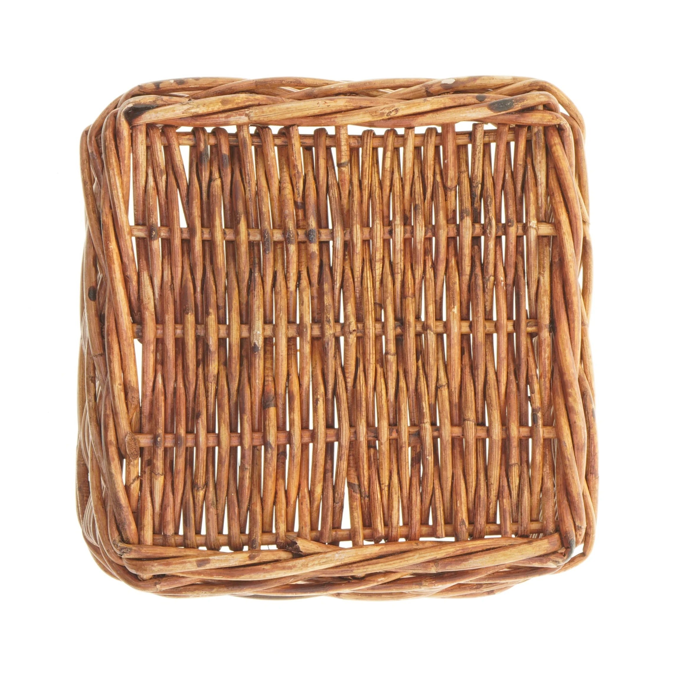 Kraftig Flettet kurv (str. 25 x 24 x 14 cm)