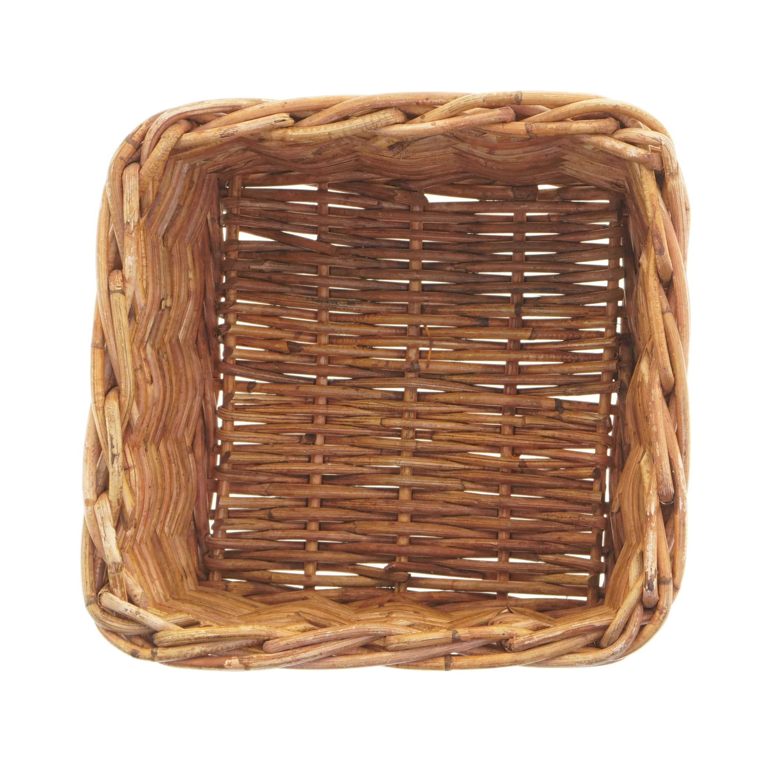 Kraftig Flettet kurv (str. 25 x 24 x 14 cm)