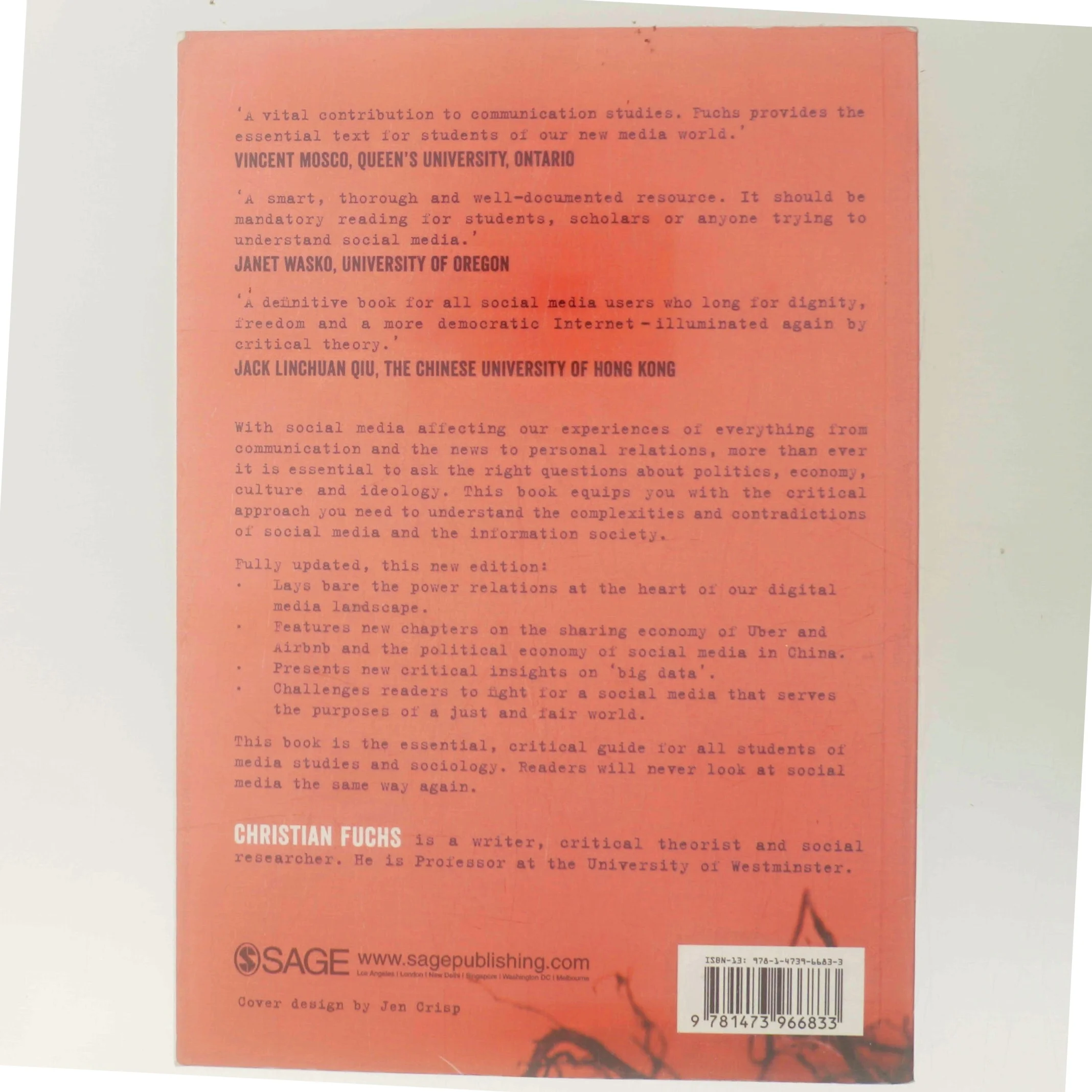 Social media : a critical introduction af Christian Fuchs (1976-) (Bog)