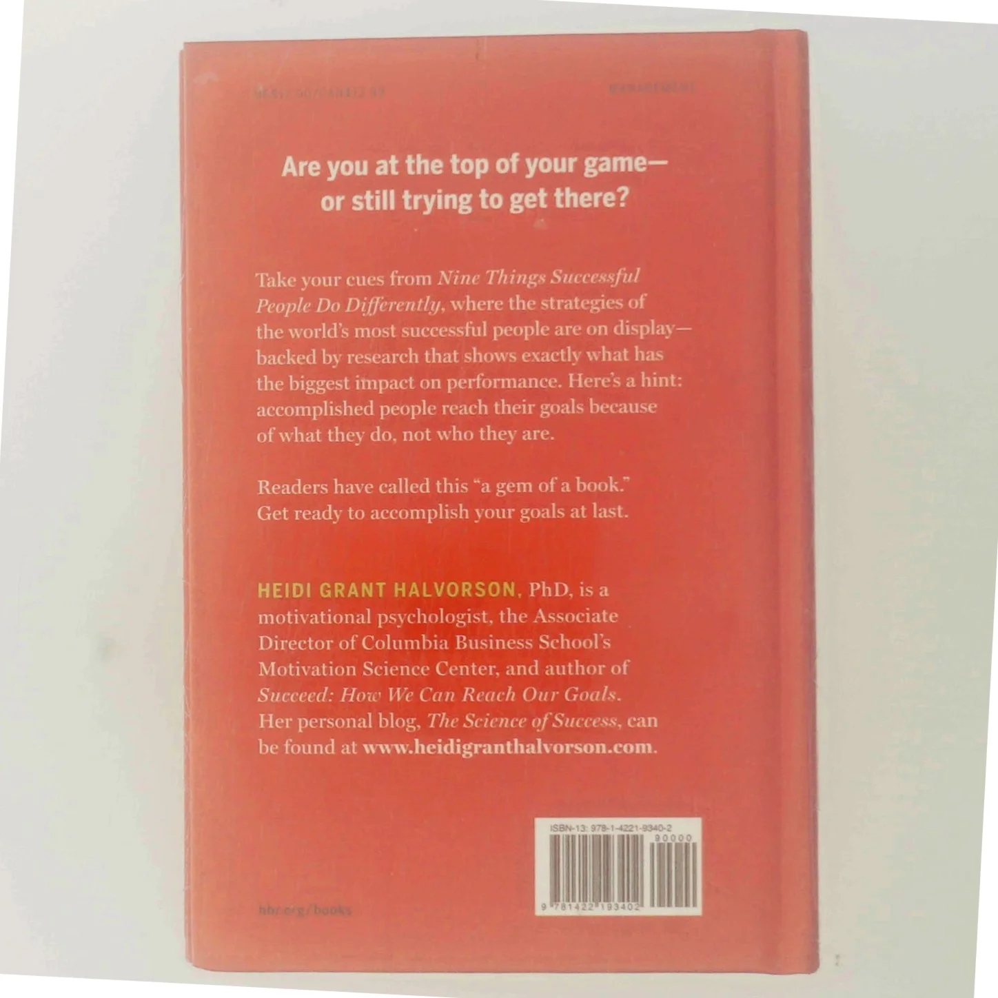 Nine Things Successful People Do Differently af Heidi Grant- Halvorson (Bog)