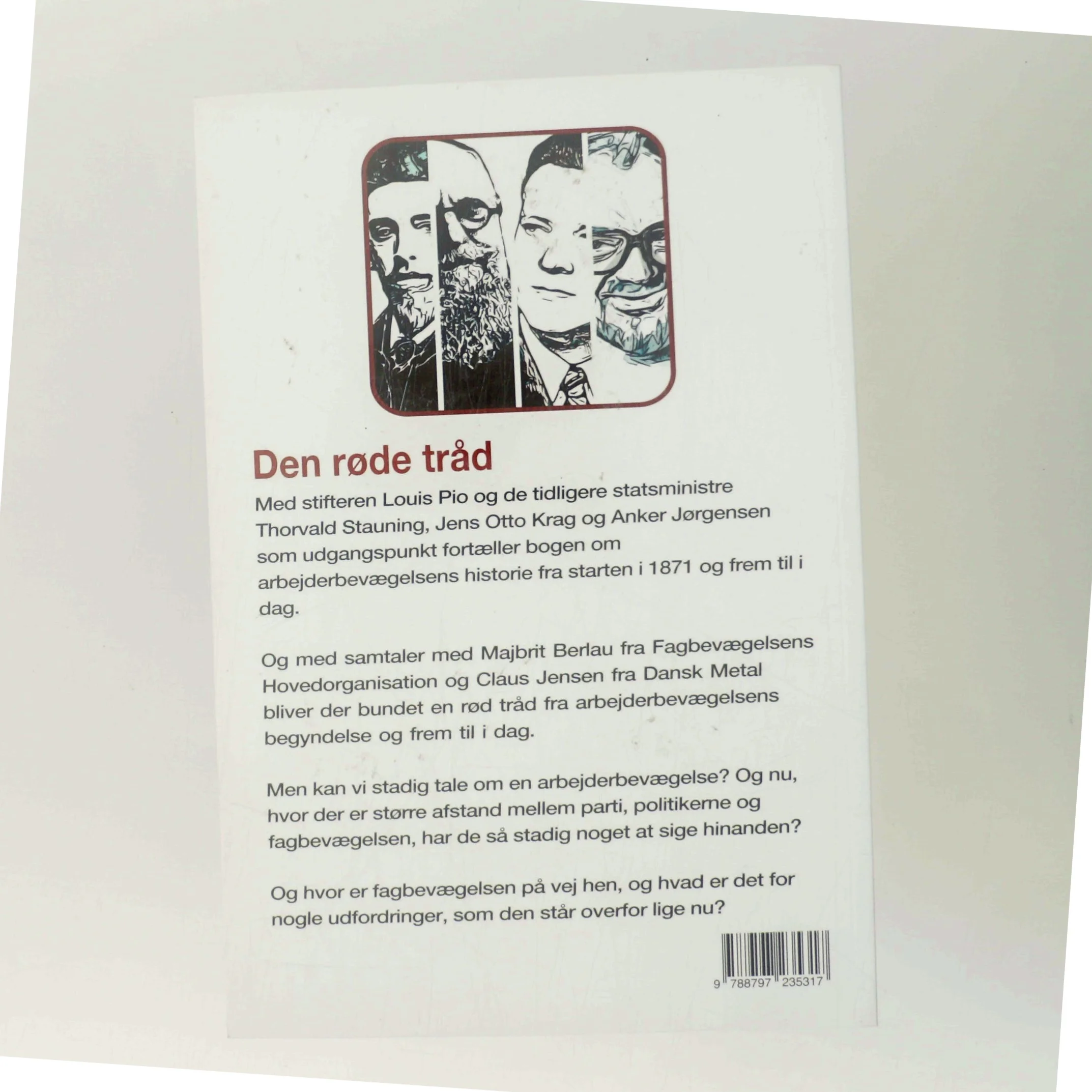 Den røde tråd : om arbejderbevægelsens historie af Bjarne Henrik Lundis (Bog)