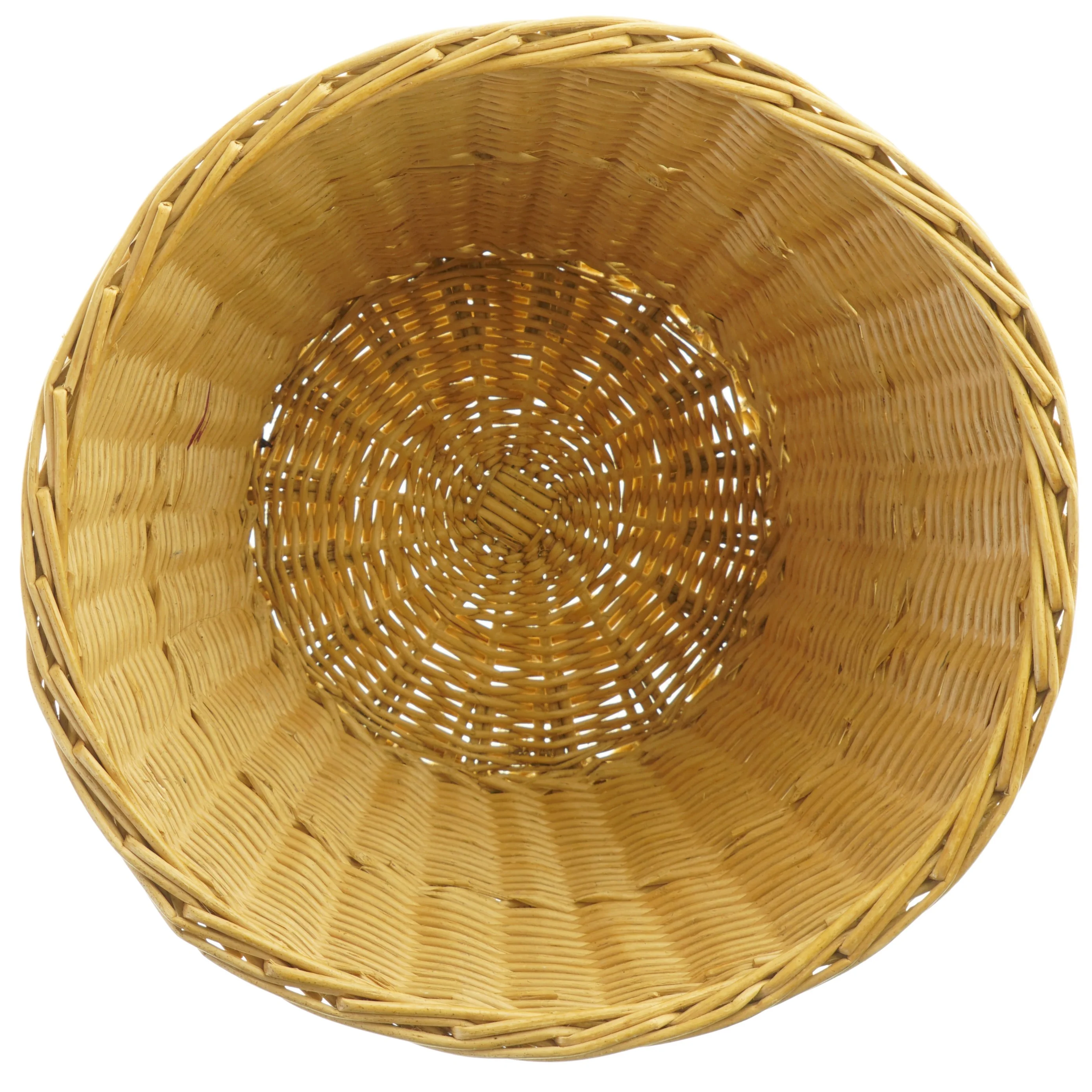 Flettet kurv (str. H. 25 cm. ø. 31 cm)