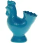 Blå keramik hane vase (str. 12 x 16 cm)