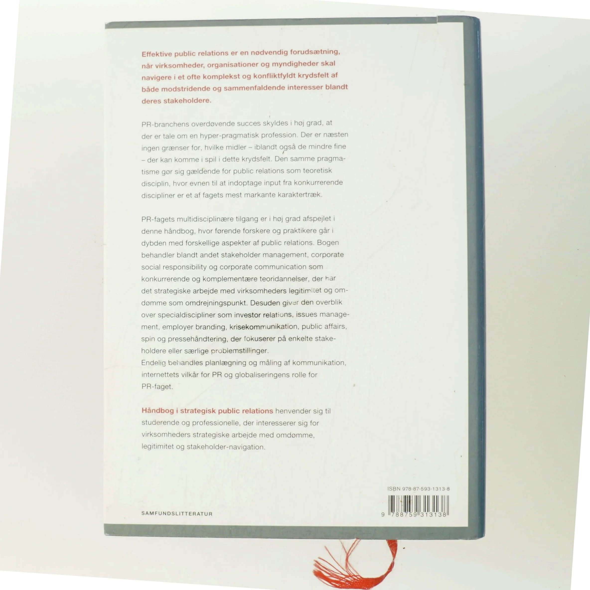 Håndbog i strategisk public relations (Bog)