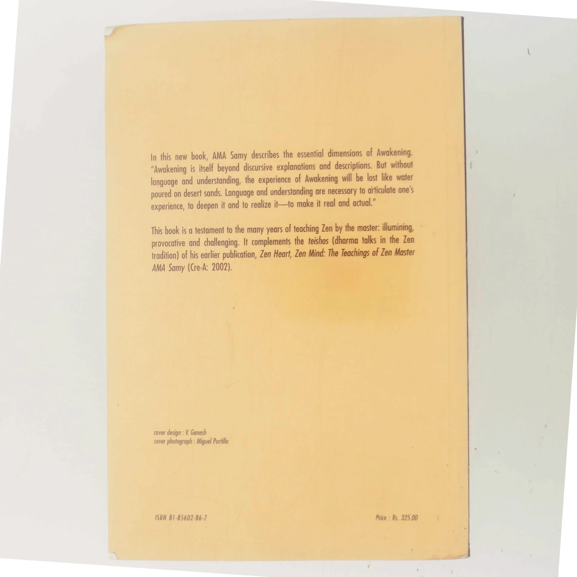 Zen: Awakening to Your Original Face af AMA Samy (Bog)