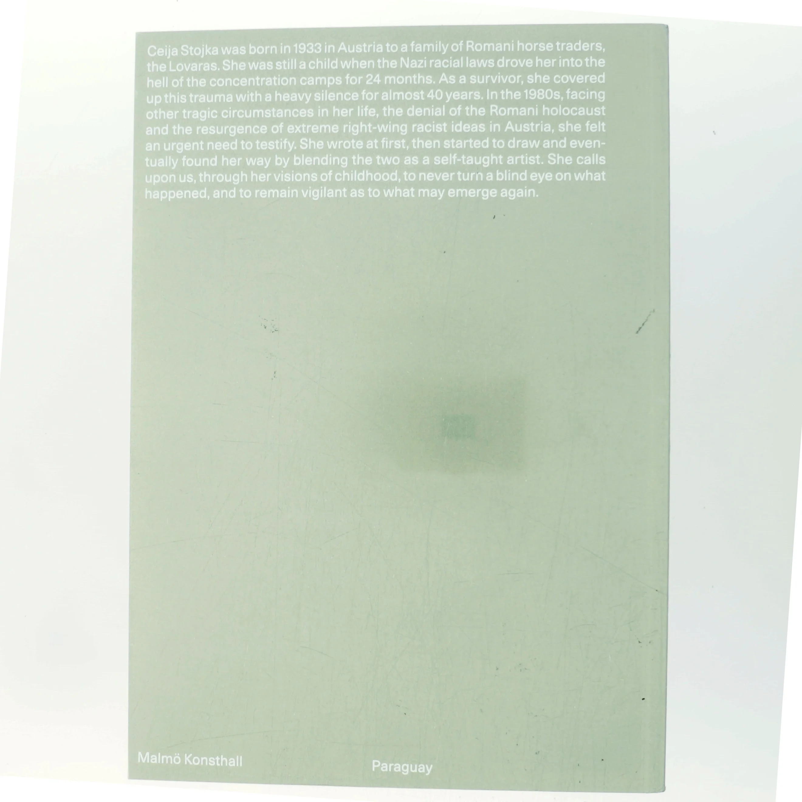 The paper is patient af Ceija Stojka (Bog)