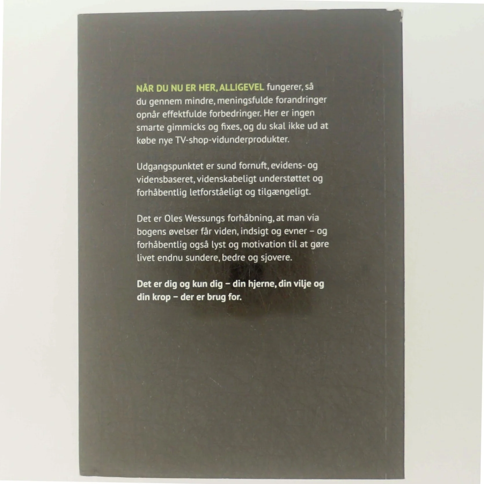  'Når jeg nu er her, alligevel' af Ole Wessung