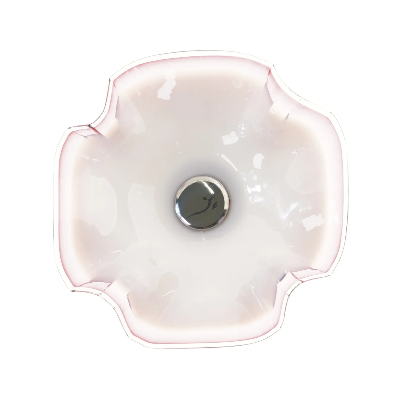 Visitkort opsats med bølget kant (str. 25x15 cm)