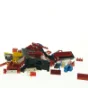 Lego Taxi blandet fra Lego (str. 2 x 2 cm til 3 x 8 cm)