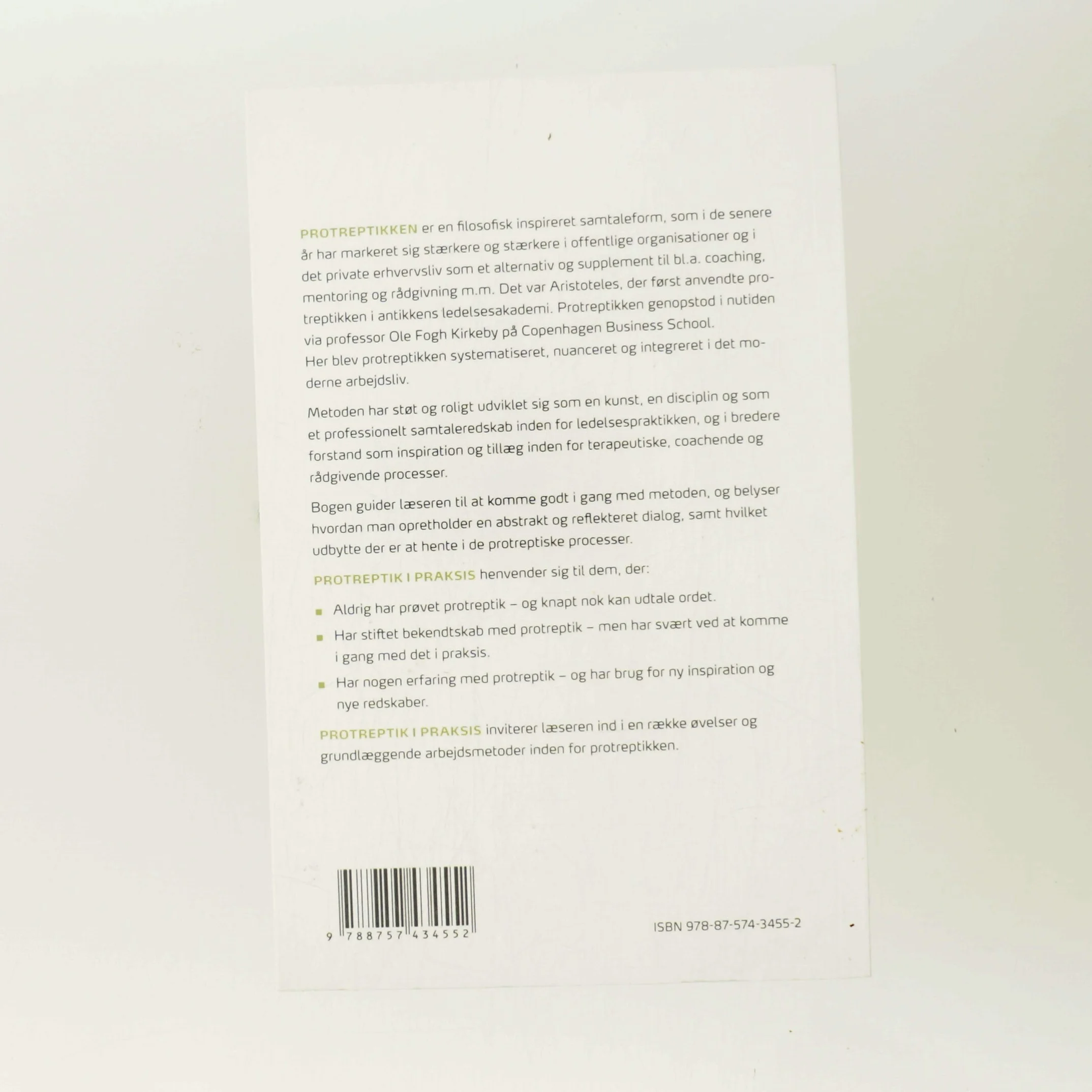 Protreptik i praksis : få væsentlige samtaler til at lykkes af Mette Mejlhede (Bog)