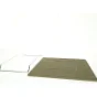 Keramisk plade med stativ (str. 41 x 38 cm)
