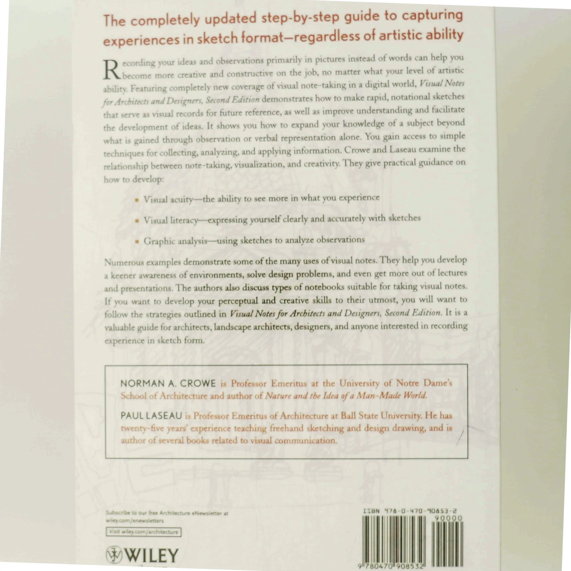 Visual notes for architects and designers (Bog)