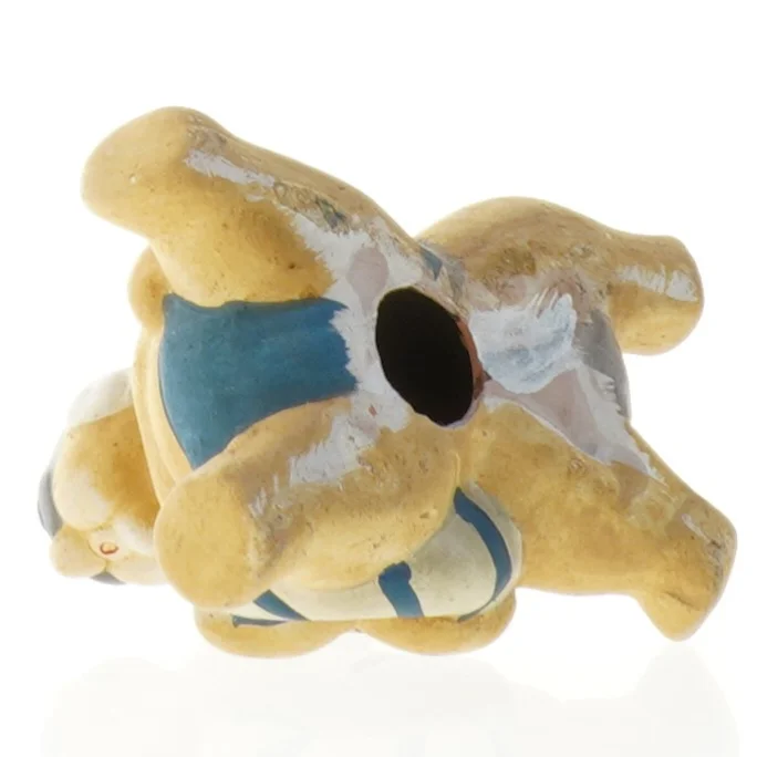 Keramik figur af badende mennesker (str. 10 x 6 x 7 cm)