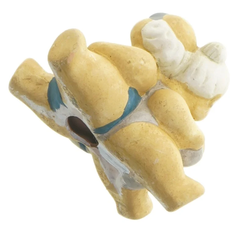 Keramik figur af badende mennesker (str. 10 x 6 x 7 cm)