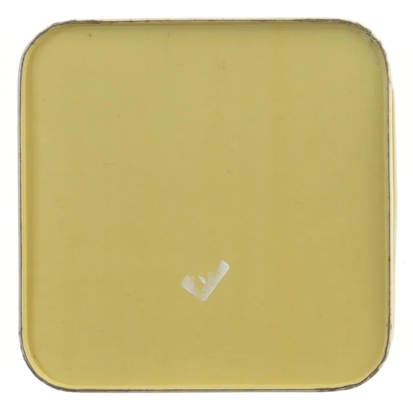 Metal tin med fugle (str. 15x15x10 cm)