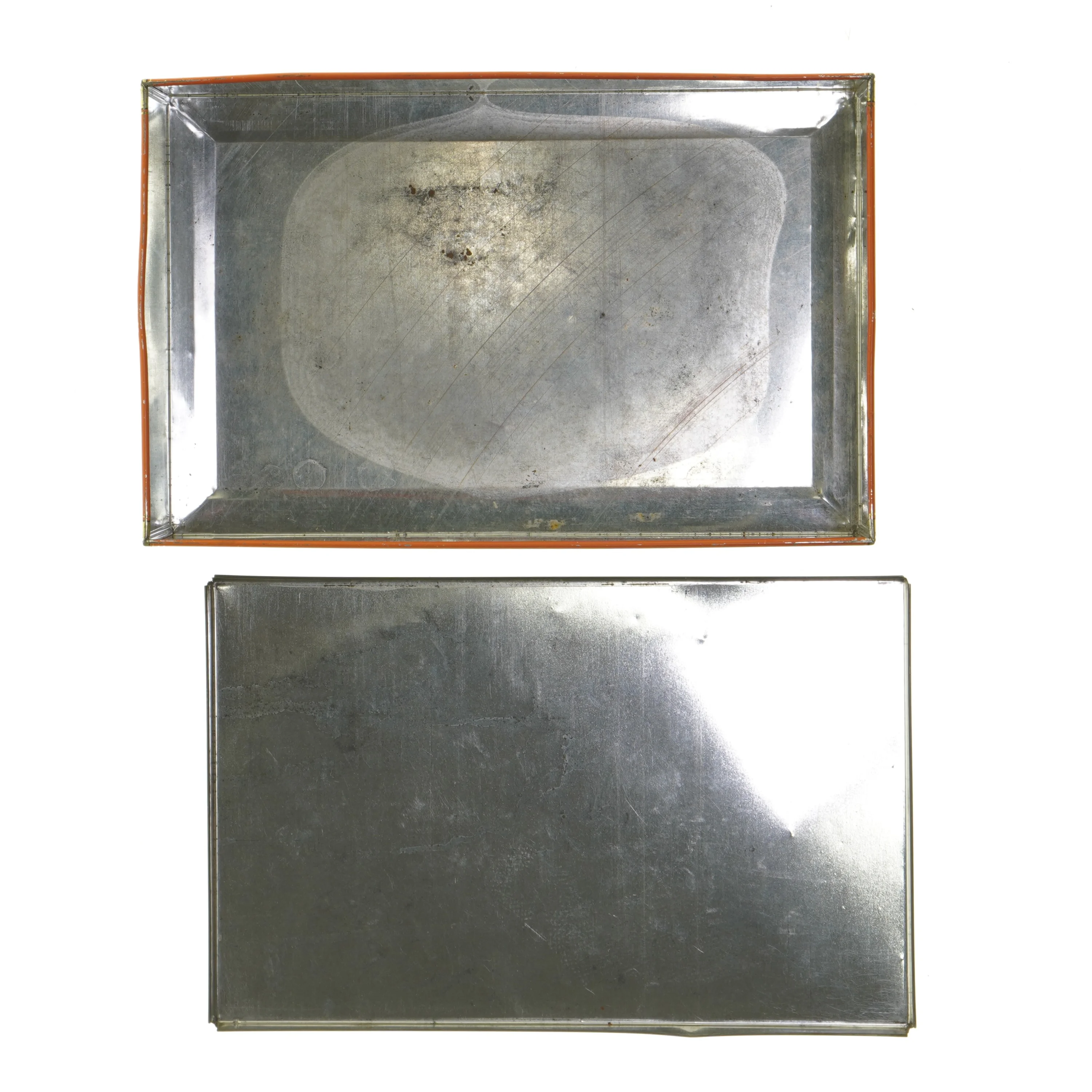 Gammel britisk kagedåse (str. 25,5x16,5 cm)