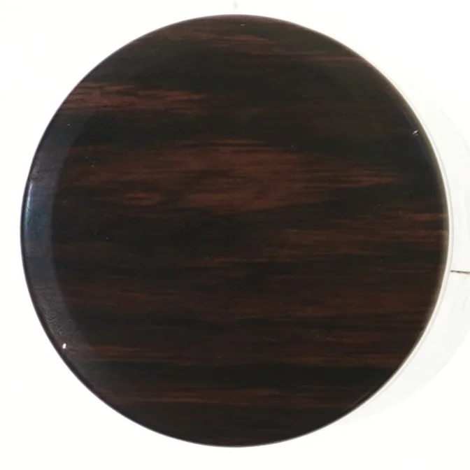 Rund kaffedåse med låg (str. Ø 11,5 cm længde 15 cm)