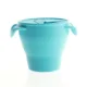 Sammenklappelig Silikone Snack cup til baby og små børn,  forhindrer spild (str. 9 x 12 cm)