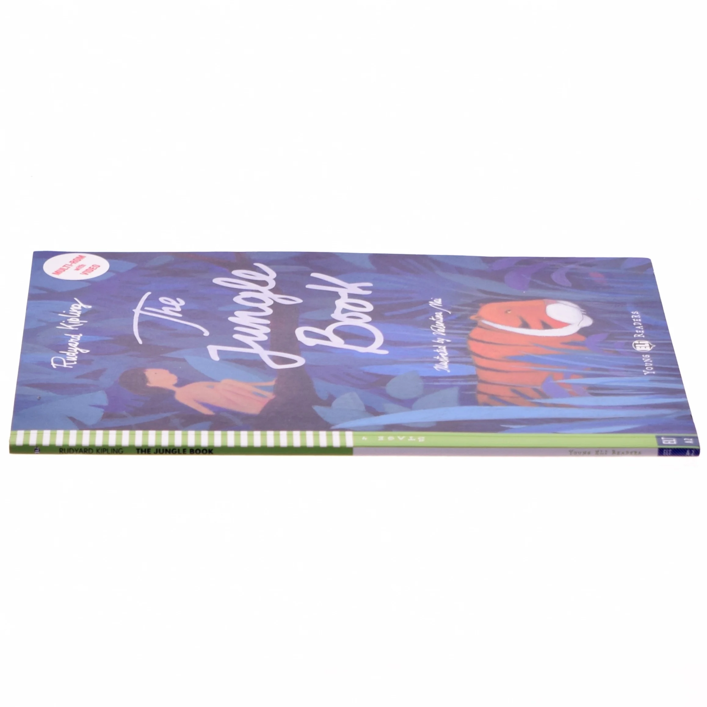 Engelsk Sprogtræning for Børn, Bog med billedordbog og legeaktiviteter, cd med oplæsning: The Jungle Book af Rudyard Kipling (Bog)