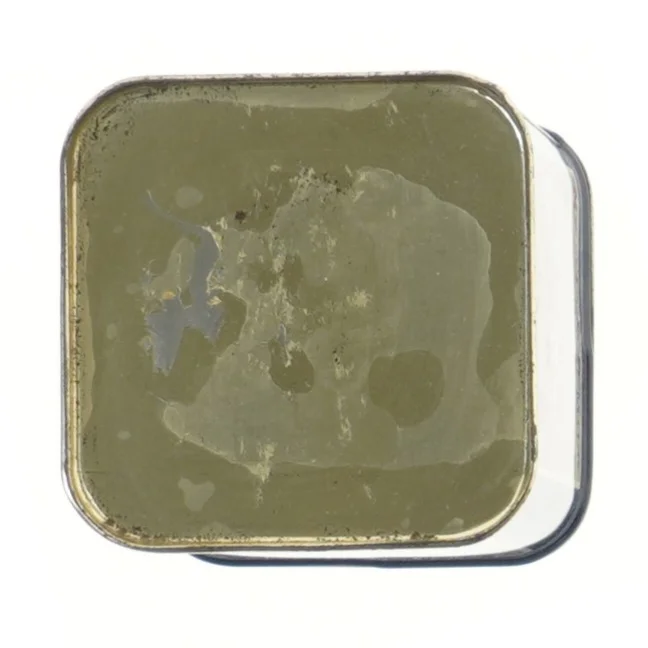 Vintage metal opbevaringsdåse fra Nestlé (str. 12x9x9 cm)