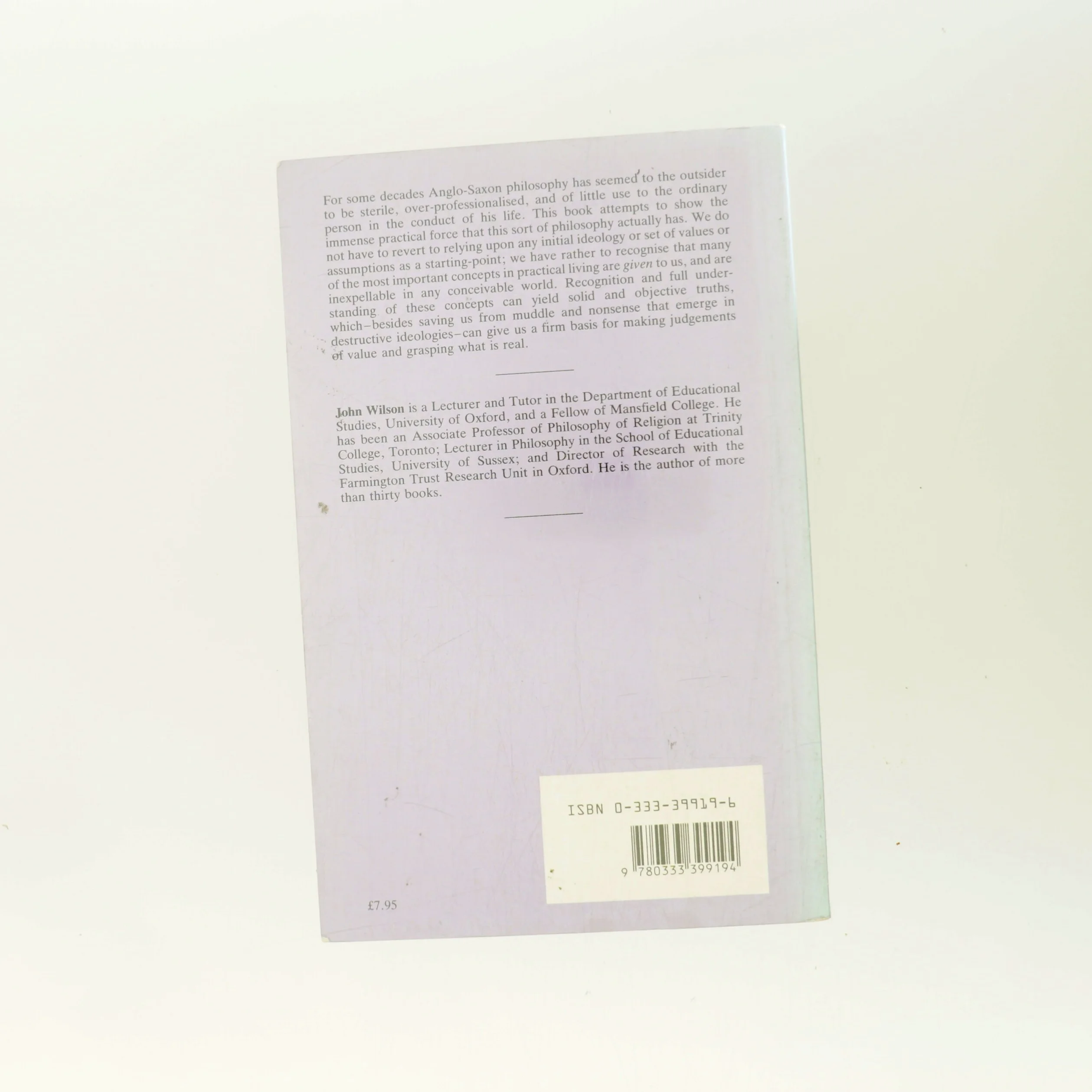 What philosophy can do af John Wilson (1928-) (Bog)