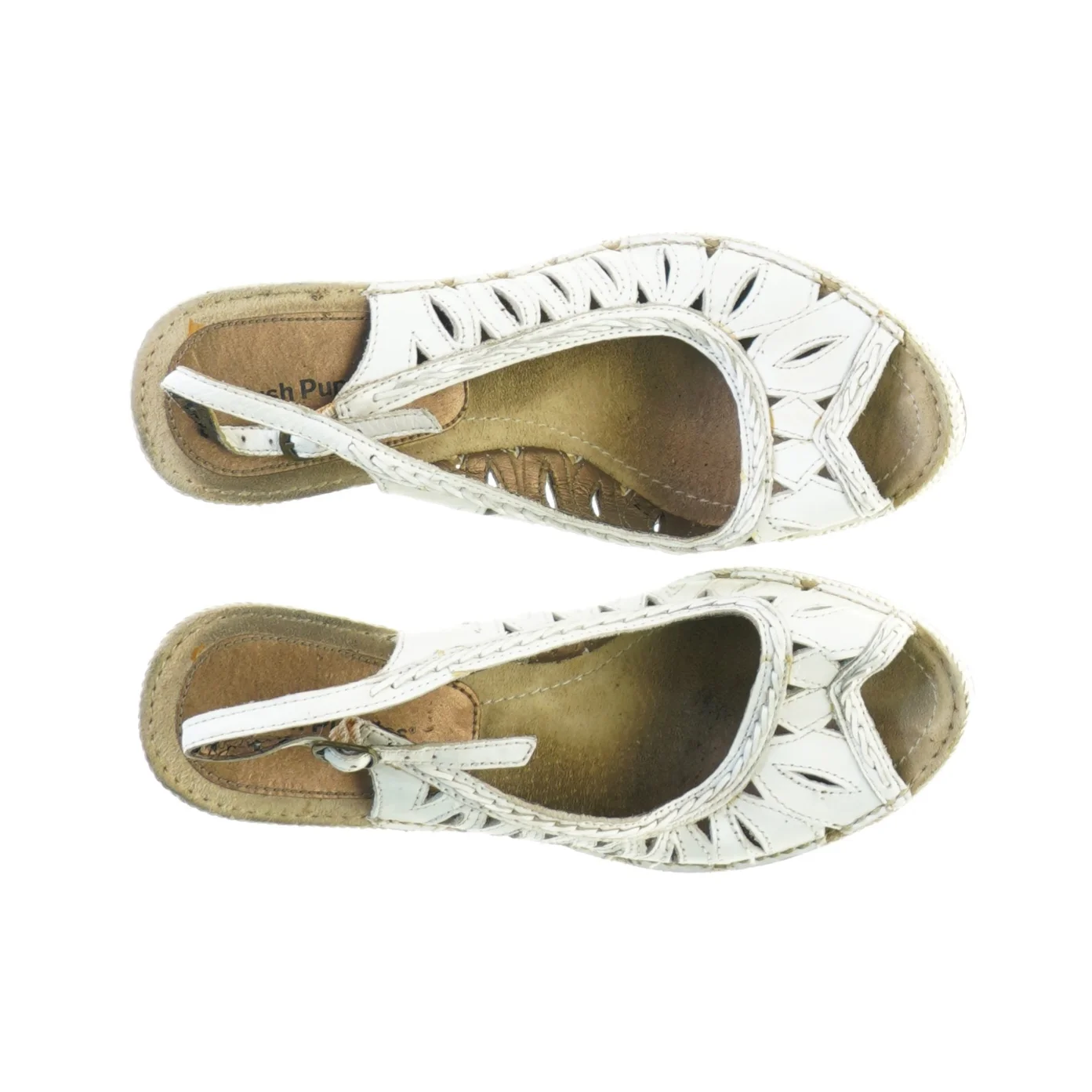 Læder Sko Kilehæl fra Hush Puppies (str. 38)