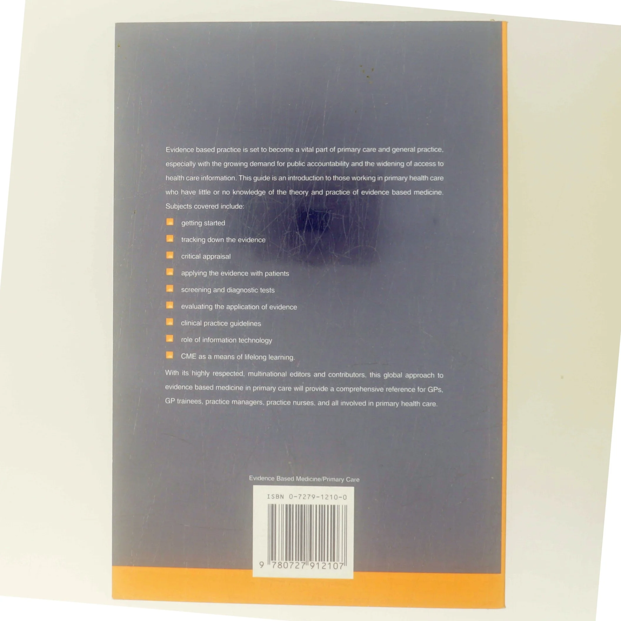 Evidence based practice in primary care (Bog)