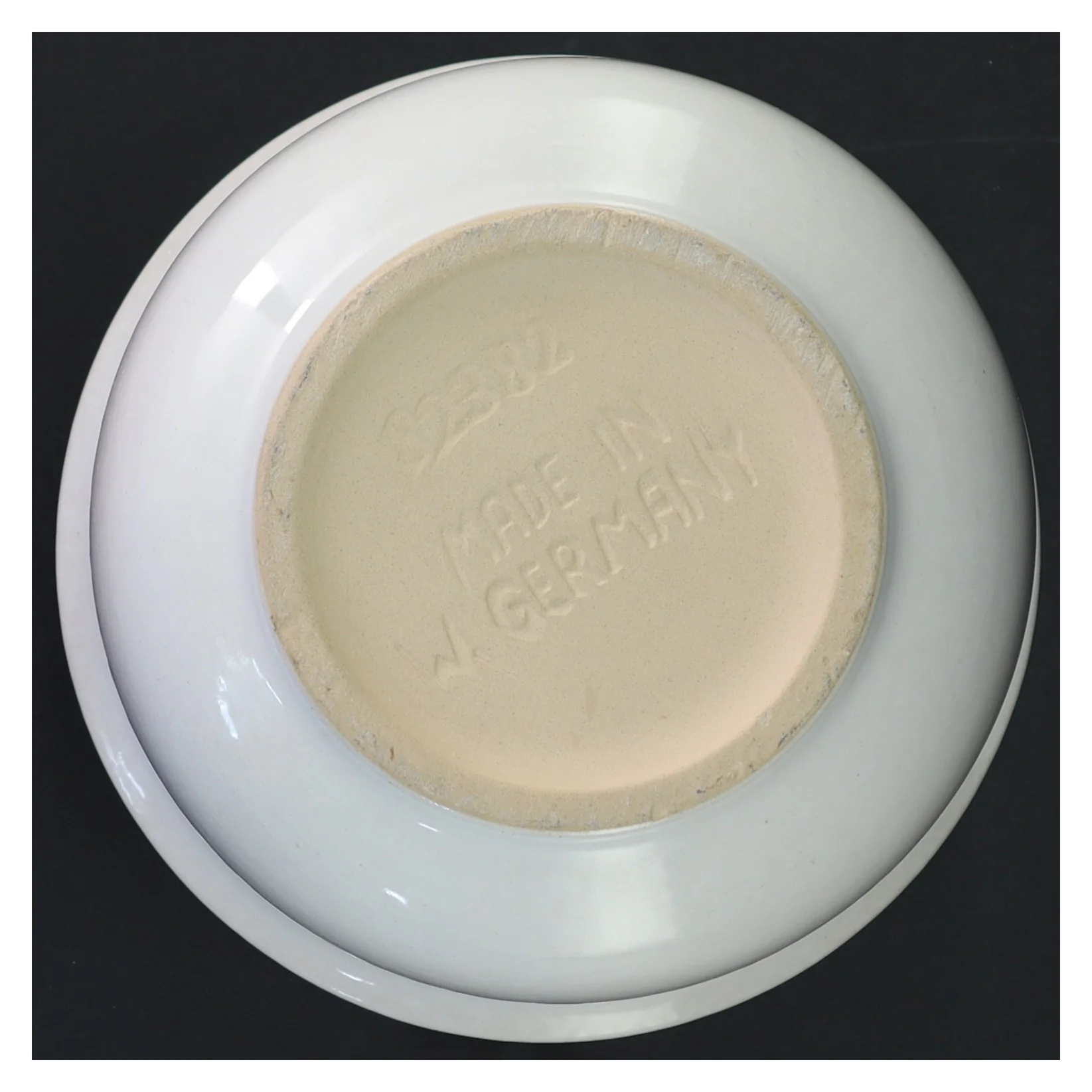 Vintage Hvid keramik potte fra W.GERMANY (str. 14x17 cm)