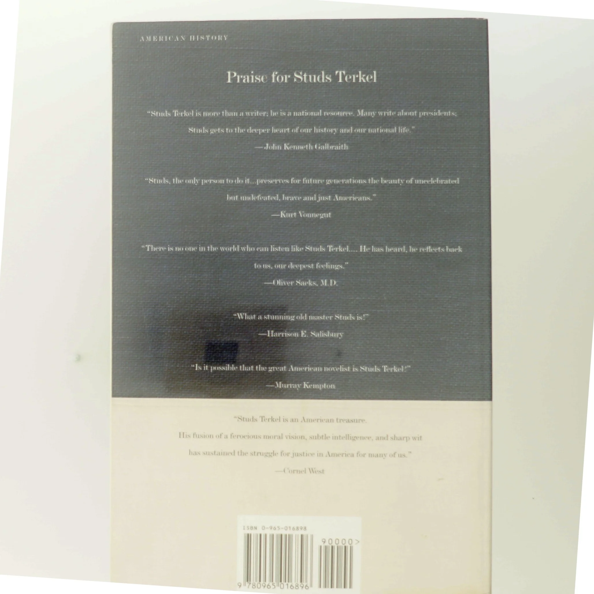 My American Century af Studs Terkel (Bog)