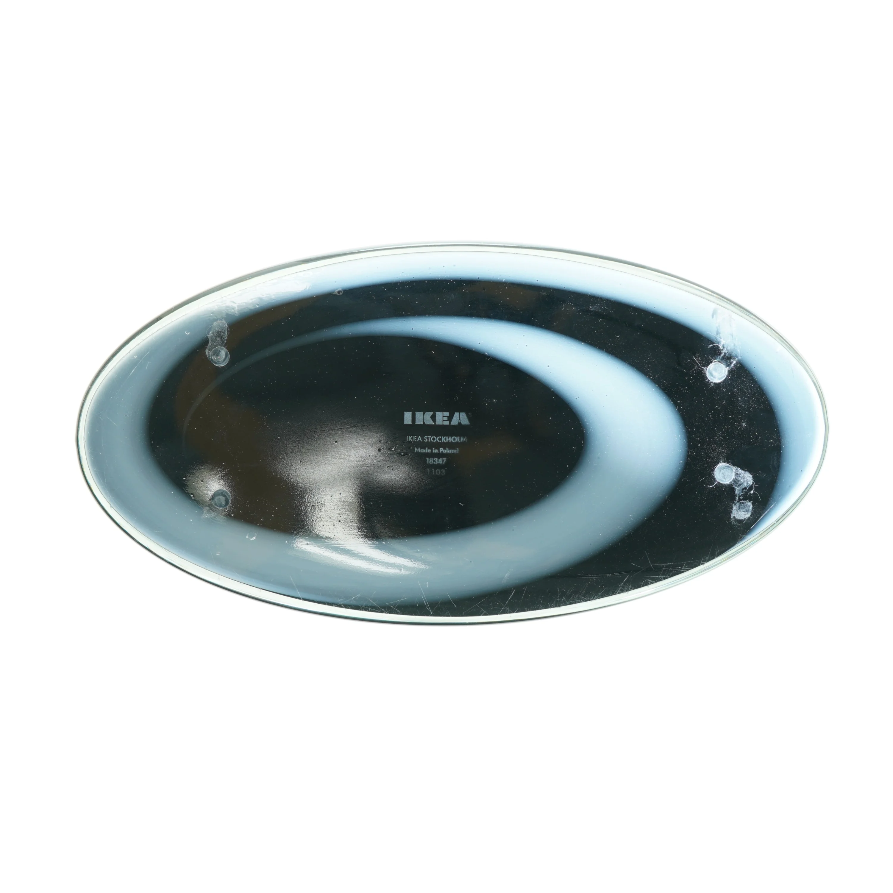 Sjælden Håndlavet Stor Vase fra IKEA (str. 39 x 20 x 20 cm)