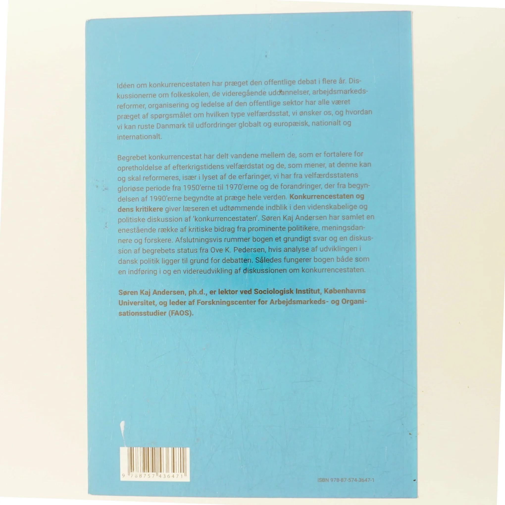 Konkurrencestaten og dens kritikere af Søren Kaj Andersen (red.) (Bog)