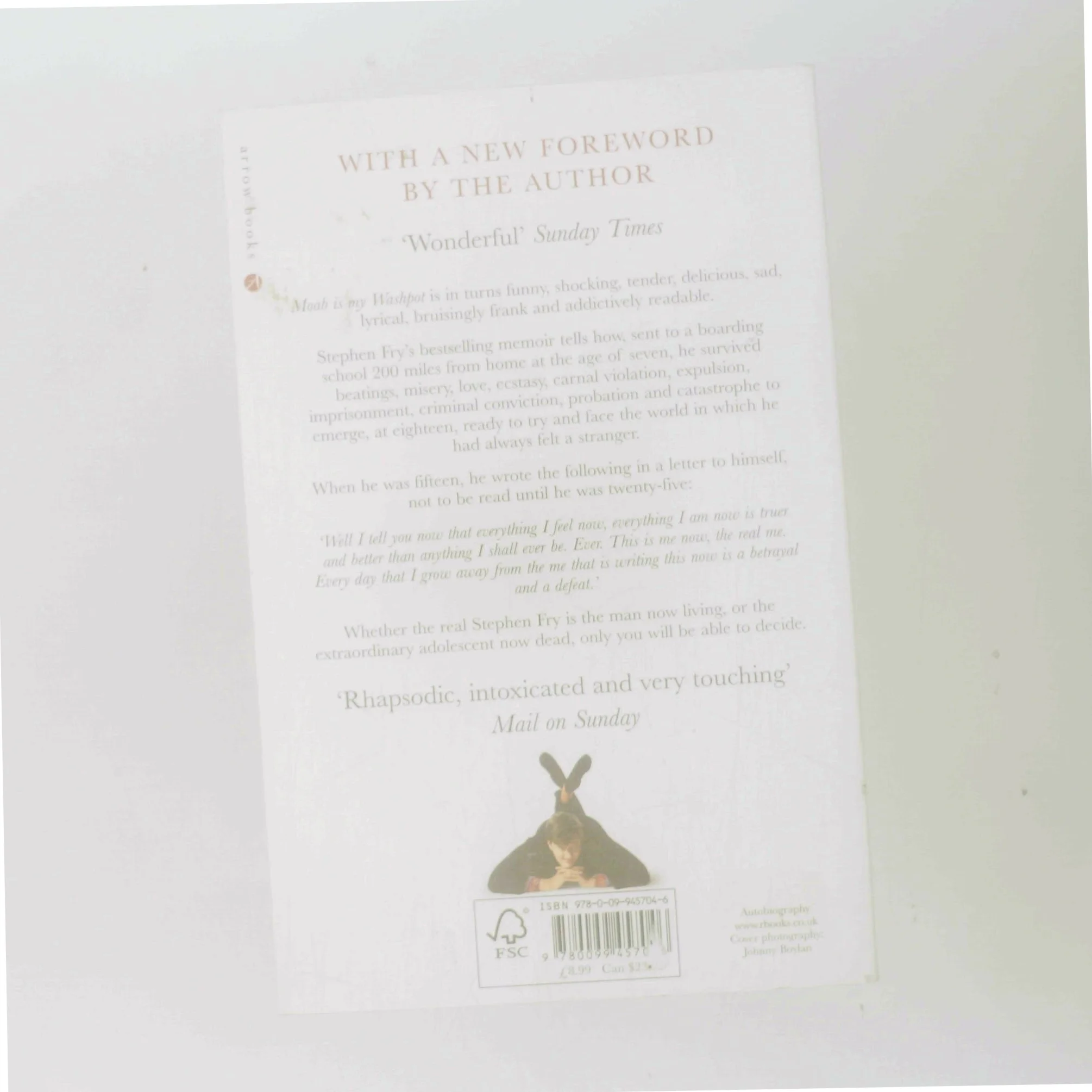 Moab is my washpot af Stephen Fry (Bog)