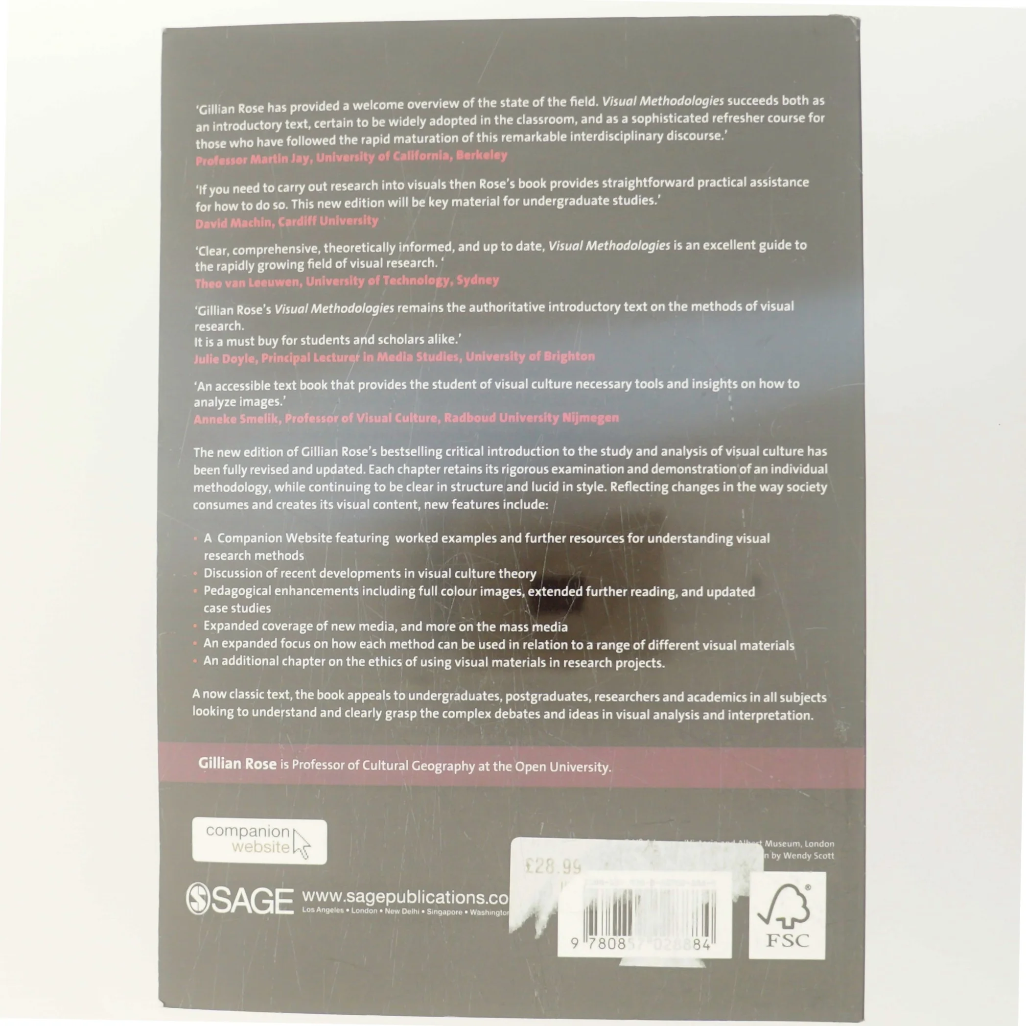 Visual methodologies : an introduction to researching with visual materials af Gillian Rose (1962-) (Bog)