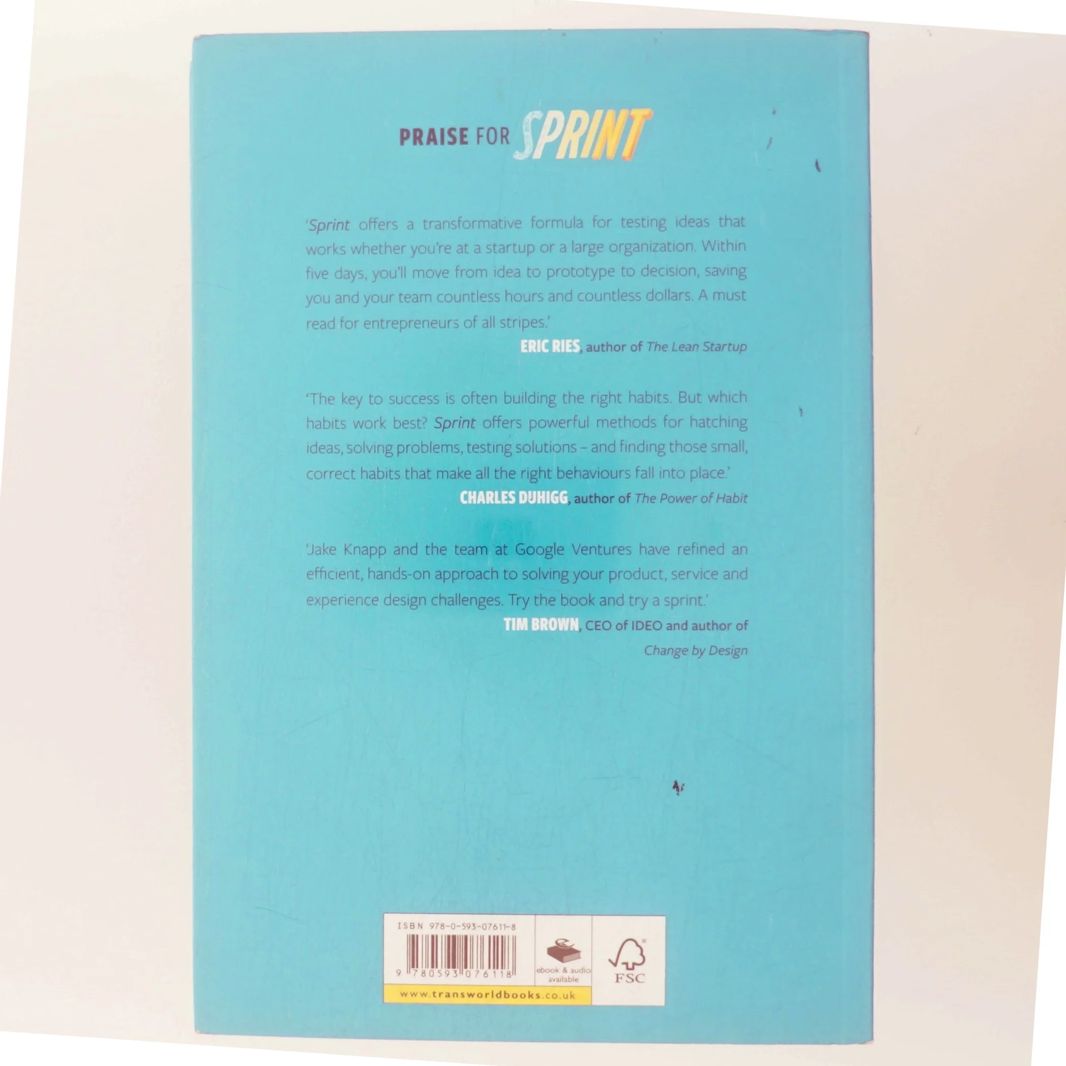 Sprint : how to solve big problems and test new ideas in just five days af Jake Knapp (Bog)