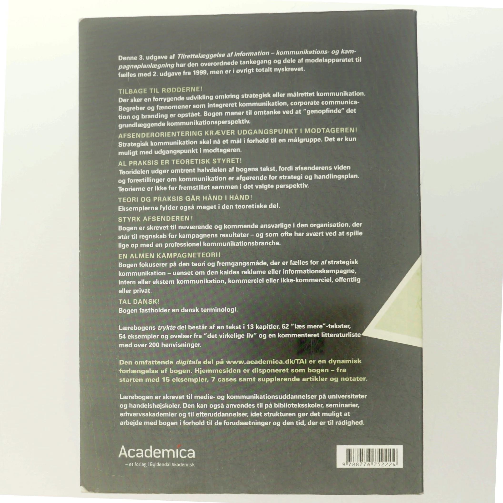 Tilrettelæggelse af information - Kommu ikations- og Kampagneplanlægning af Preben Sepstrup (Bog)