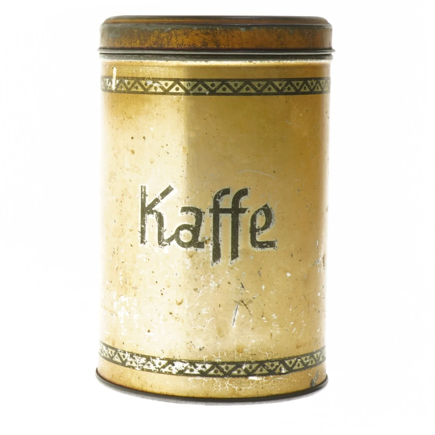 Vintage Kaffed&aring;se med l&aring;g (str. &Oslash; 11,5 cm l&aelig;ngde 17,5 cm)