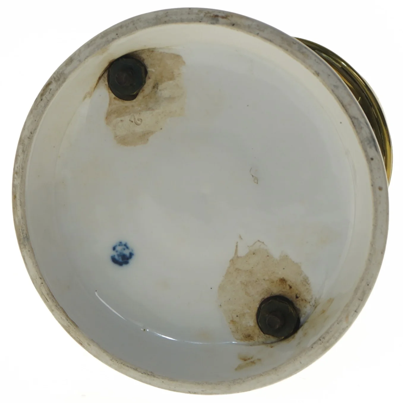 Antik kaffekande med holder (str. 36 cm)