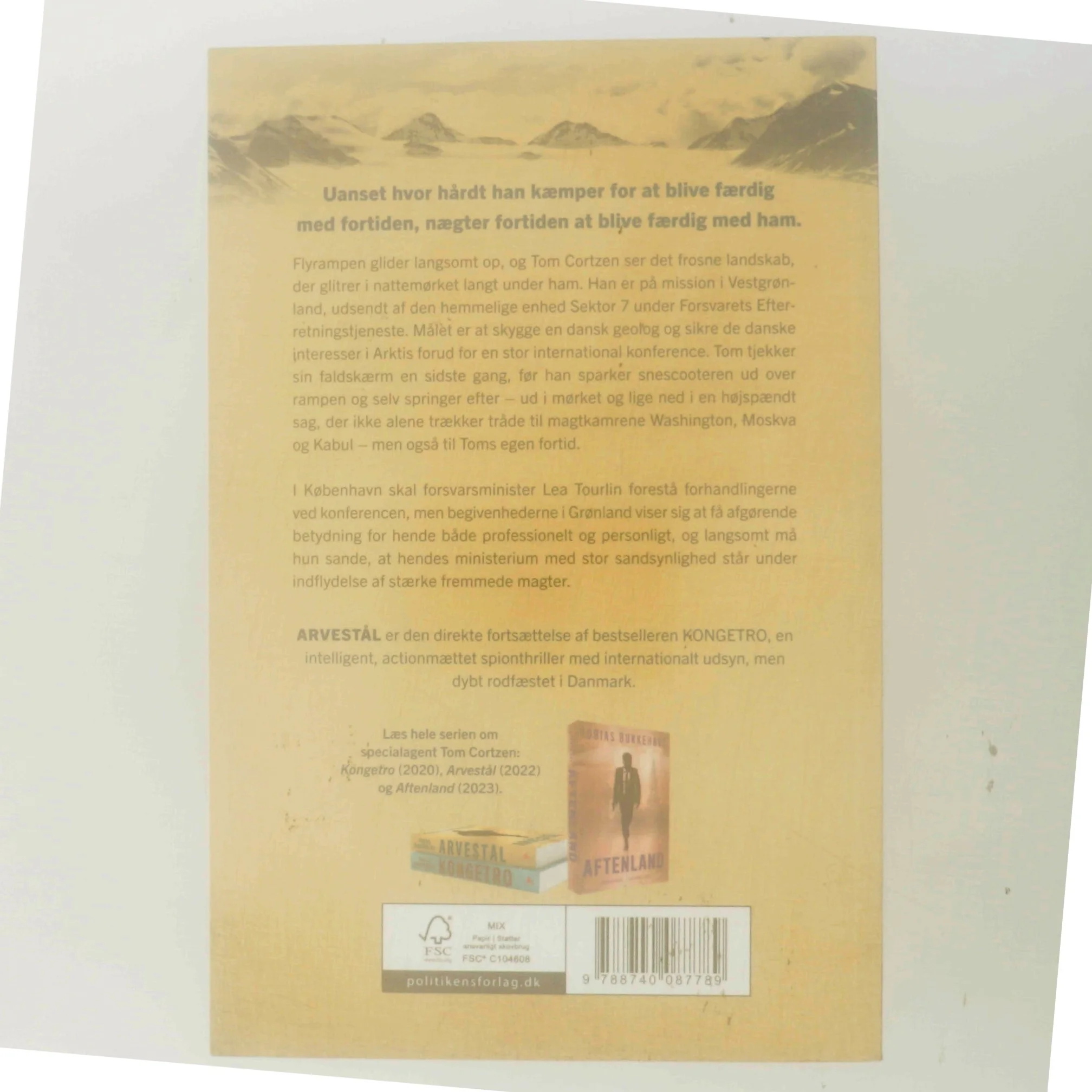 Arvestål : spændingsroman af Tobias Bukkehave (f. 1980) (Bog)