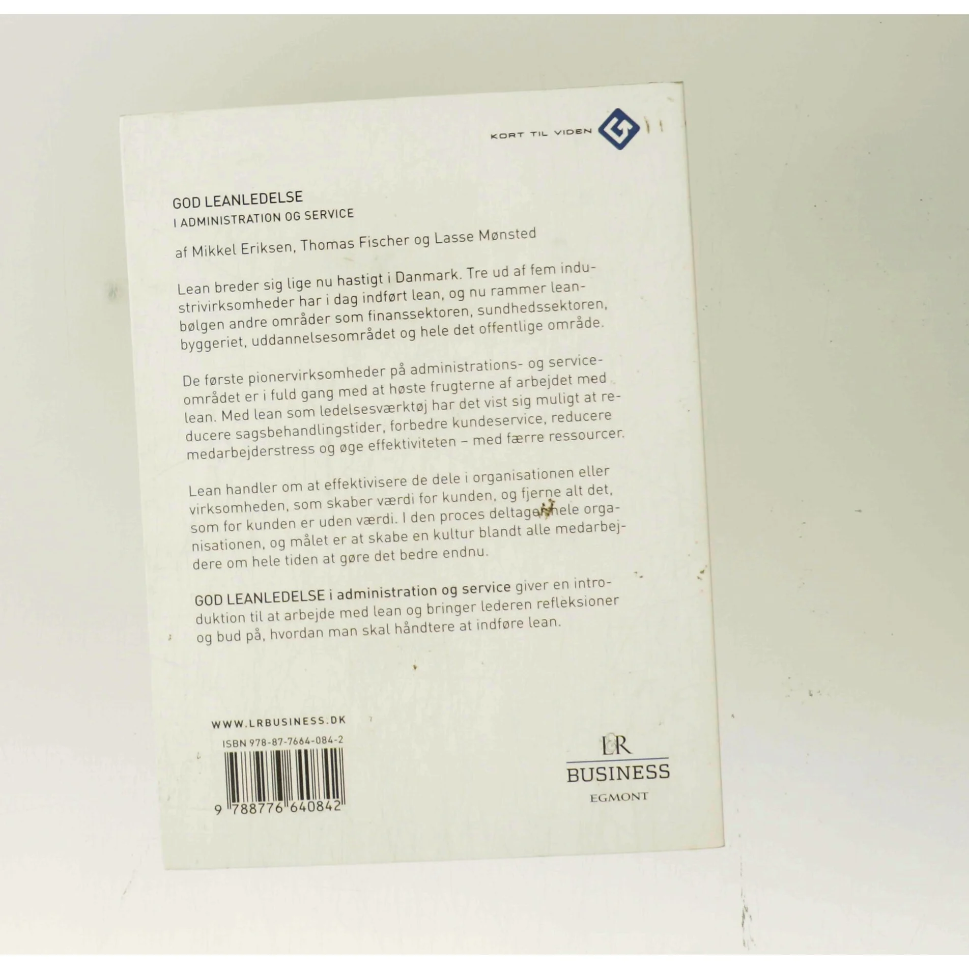 God leanledelse i administration og service (Bog)