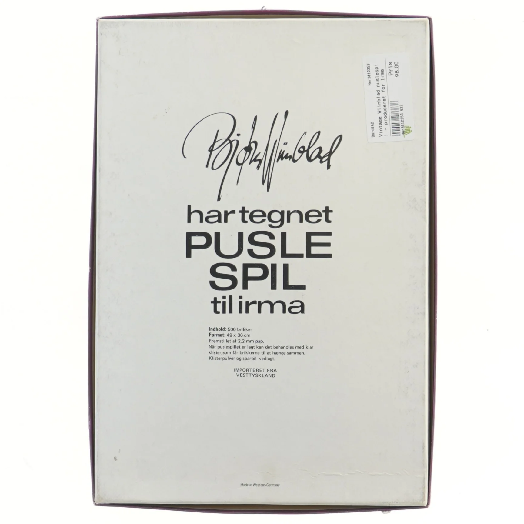 Bjørn Wiinblad Efterår puslespil fra Bjørn Wiinblad (str. 500 brikker cm)