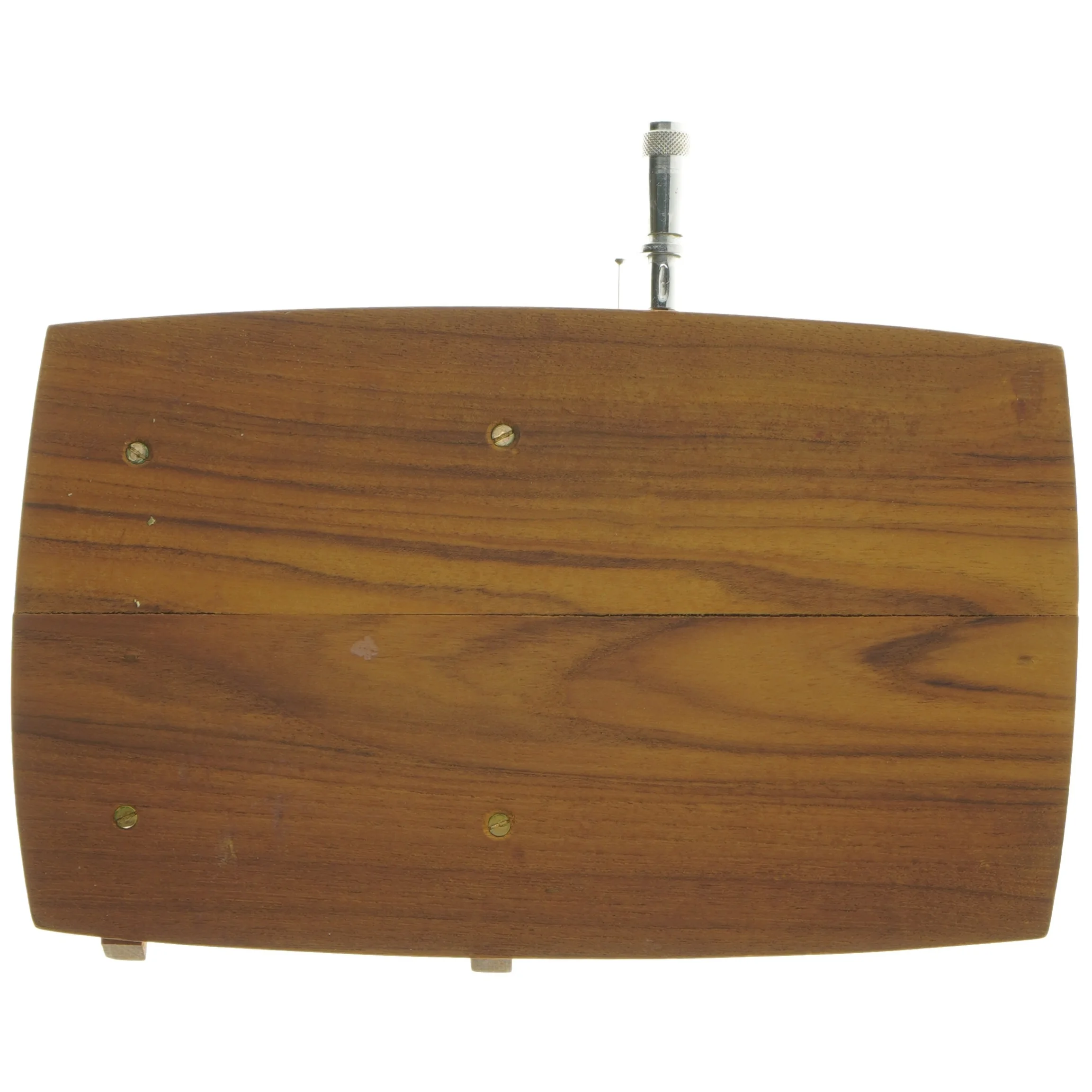 Teak træ Skærebræt med osteskærer (str. 15x25,5 cm)