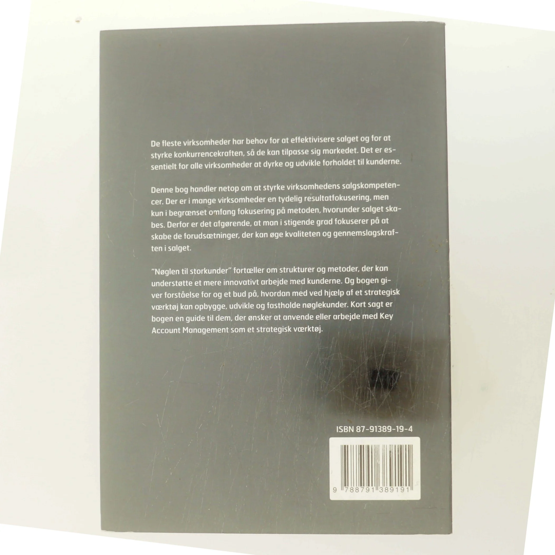 Nøglen til storkunder : Key Account Management (Bog)