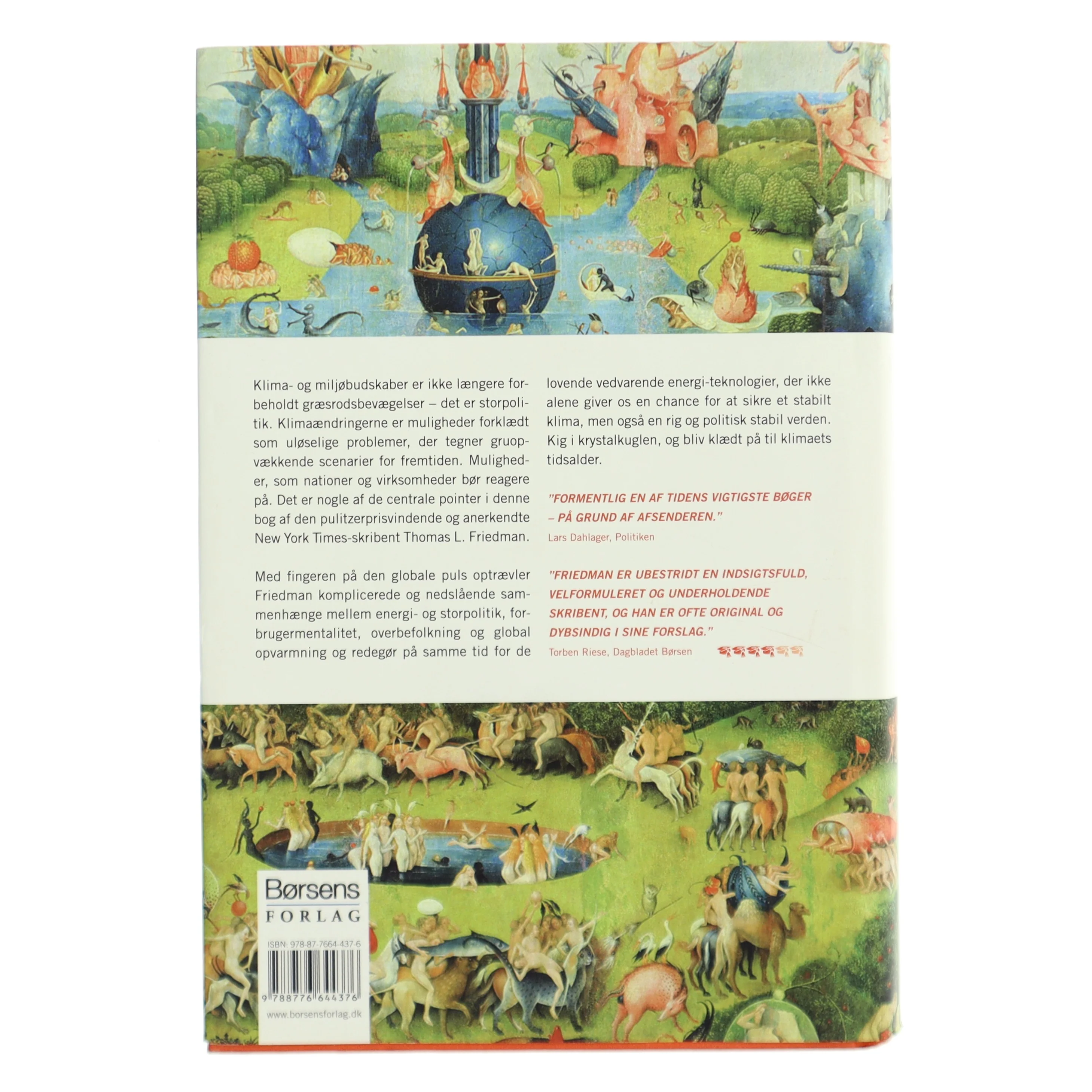 Klimaets tidsalder : hvorfor verden har brug for en gr&oslash;n revolution af Thomas L. Friedman (Bog)