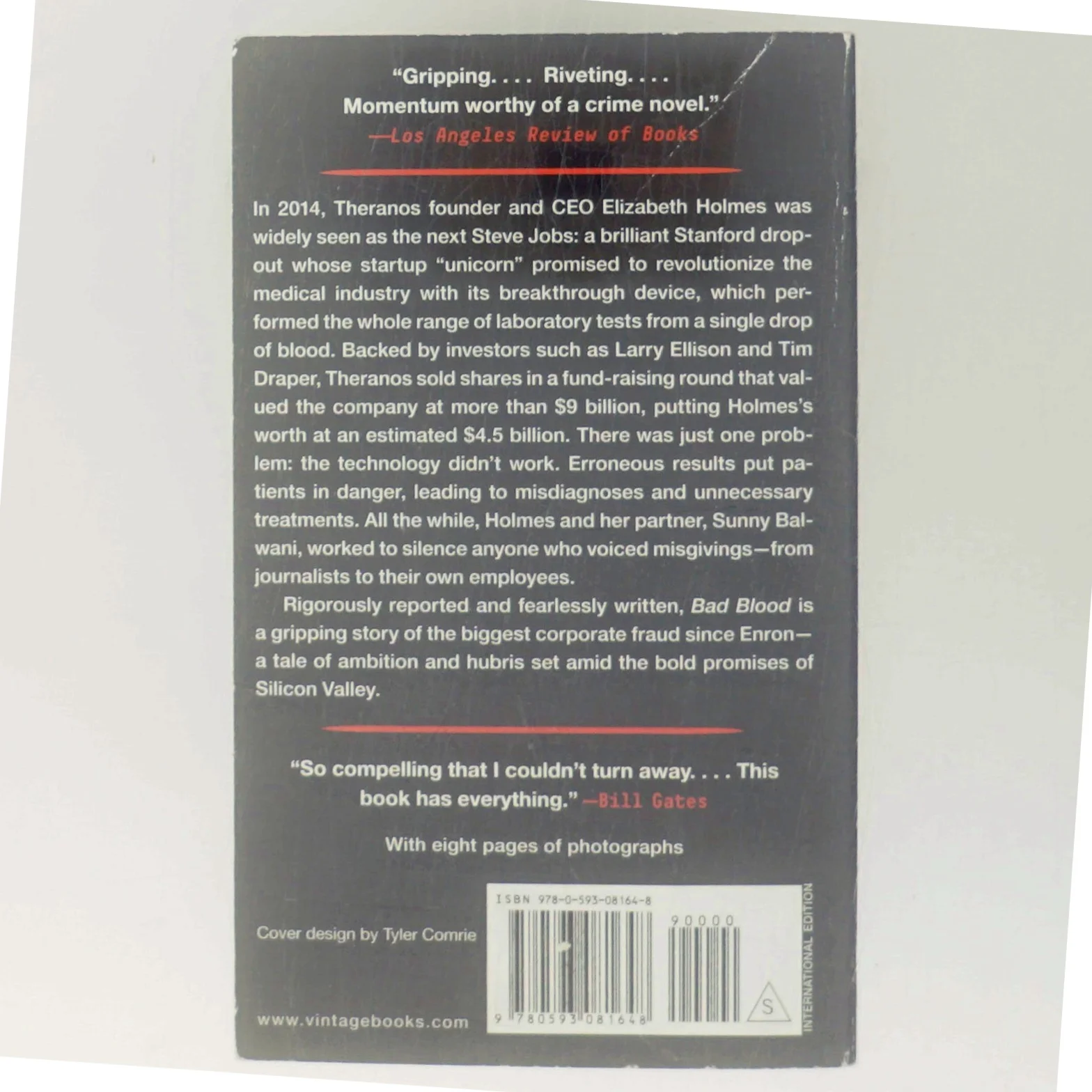 Bad Blood af John Carreyrou (Bog)