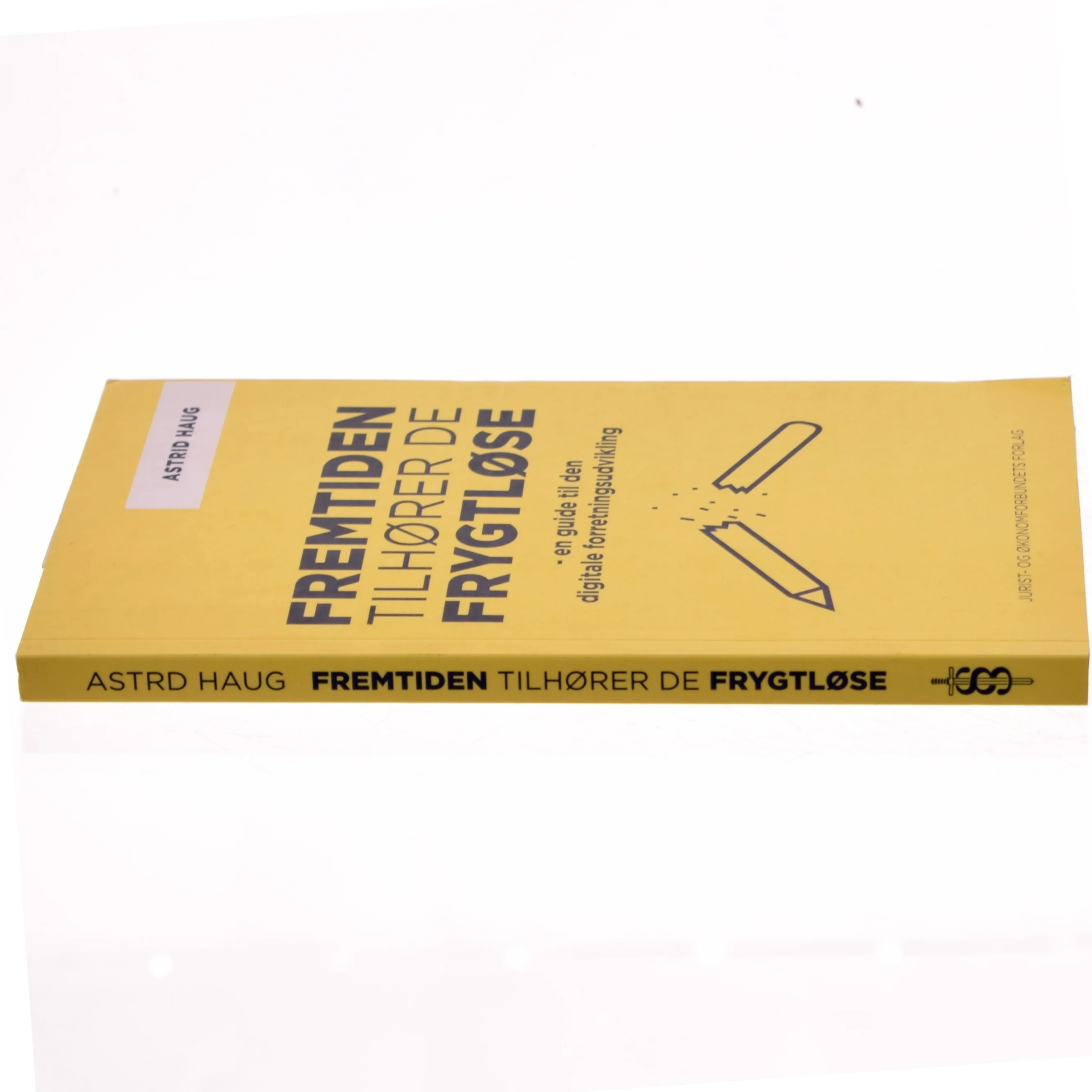 Fremtiden tilhører de frygtløse : en guide til den digitale forretningsudvikling af Astrid Haug (Bog)