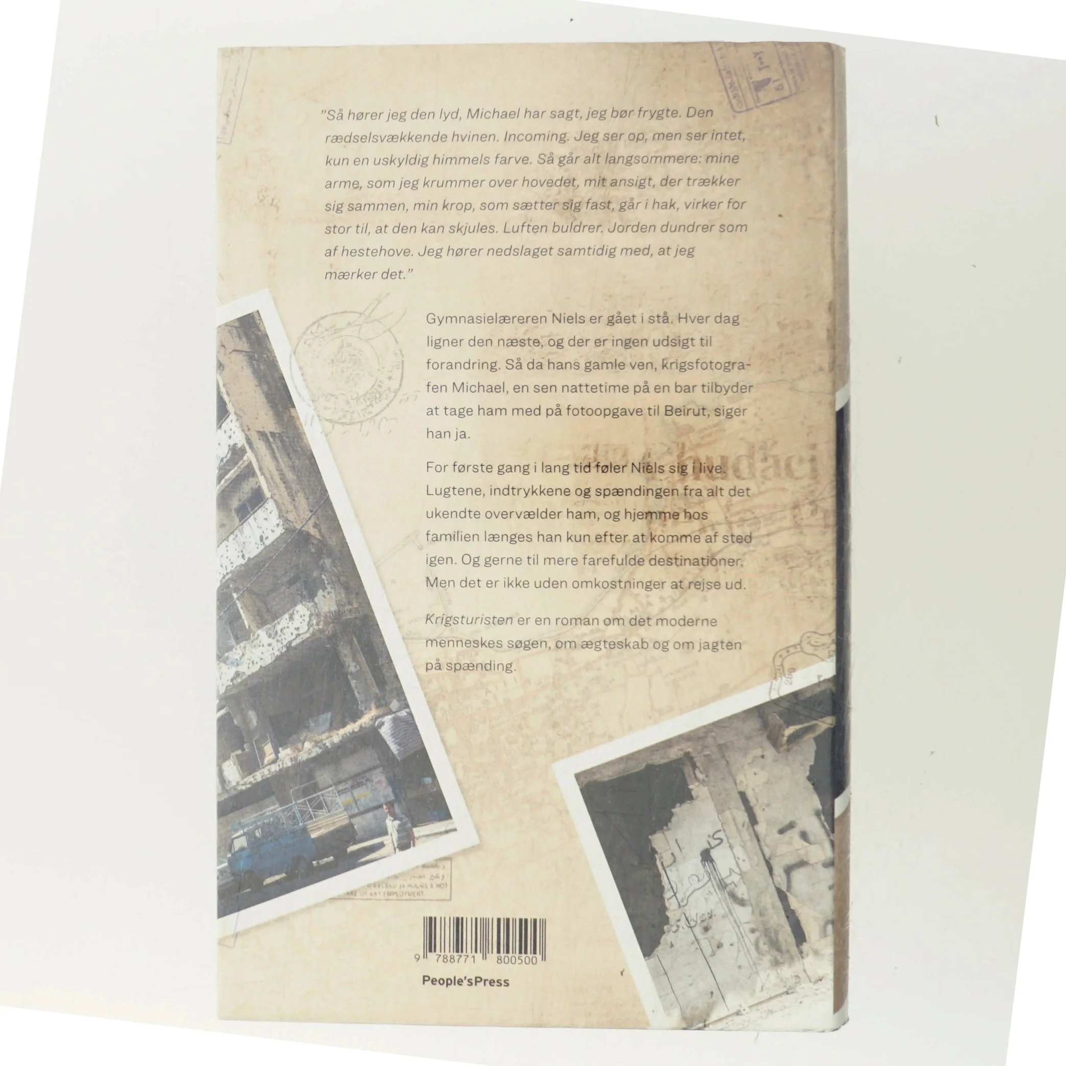 Krigsturisten : roman af Jesper Bugge Kold (Bog)